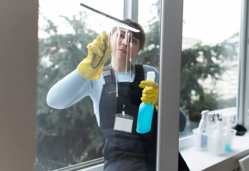 Nettoyage de vitres intérieures et extérieures au Sourn